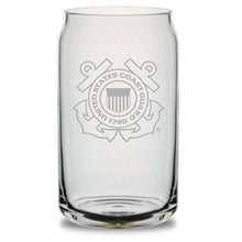 Load image into Gallery viewer, US Coast Guard 16oz Beer Can Glass*