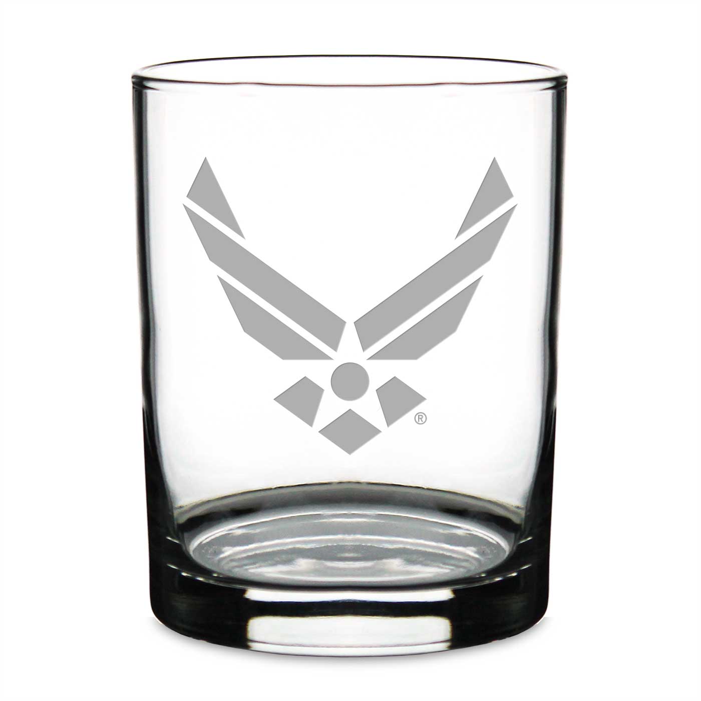 US Air Force Double Old Fashion Glass