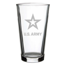 Load image into Gallery viewer, US Army 16oz Pub Glass*