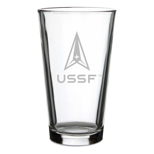 US Space Force 16oz Pub Glass