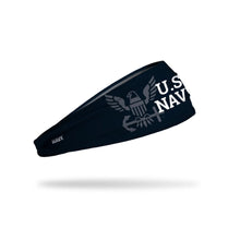 Load image into Gallery viewer, Navy Eagle Icon Navy Headband