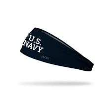 Load image into Gallery viewer, Navy Eagle Icon Navy Headband