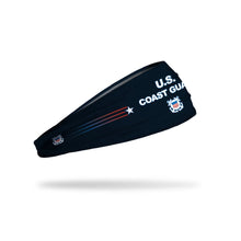 Load image into Gallery viewer, Coast Guard Woodmark Navy Headband