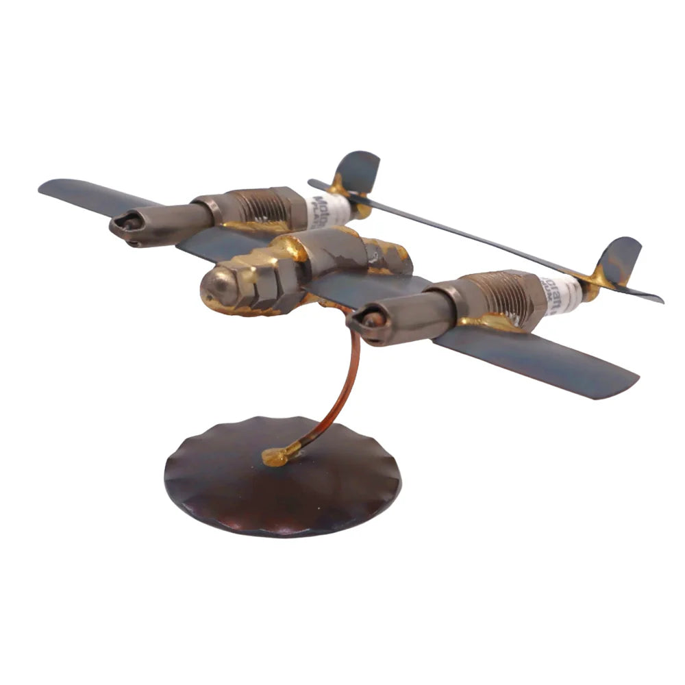 Airplane P-38 Lightning (7"x3")