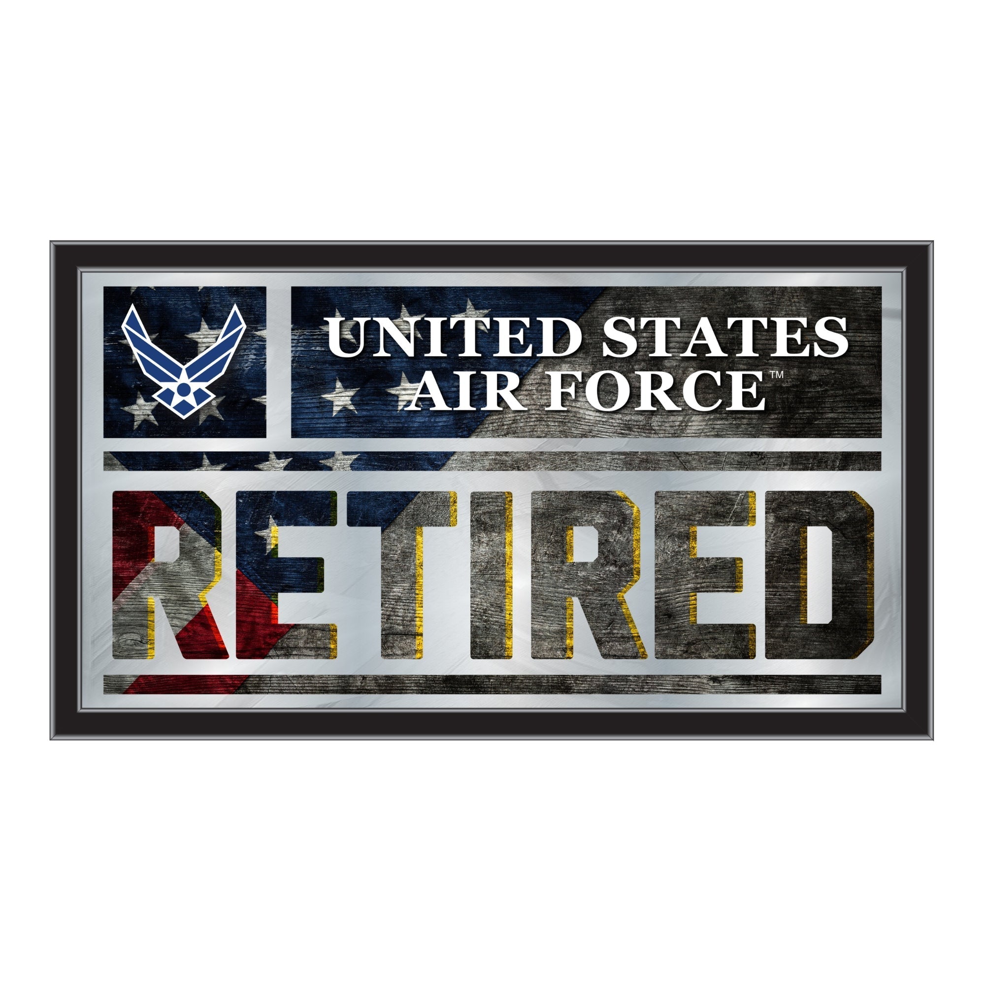 United States Air Force Retired Wall Mirror*