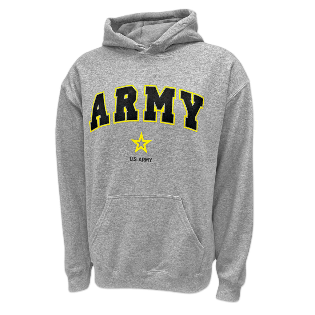 Army Arch Star Hood (Grey)