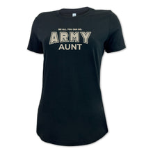 Load image into Gallery viewer, Army Aunt Ladies T-Shirt (Black)