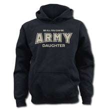 Load image into Gallery viewer, Army Daughter Youth Hood (Black)