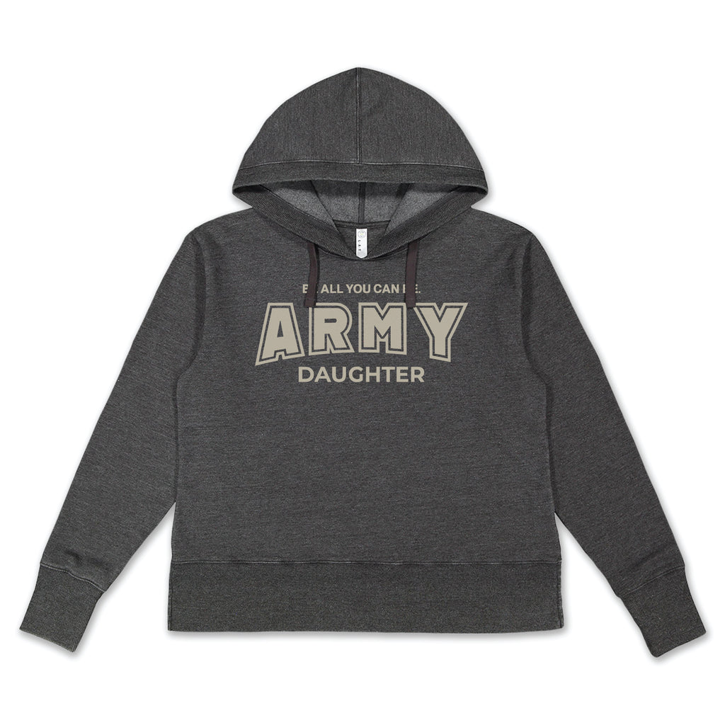 Army Daughter Ladies Hood (Washed Black)