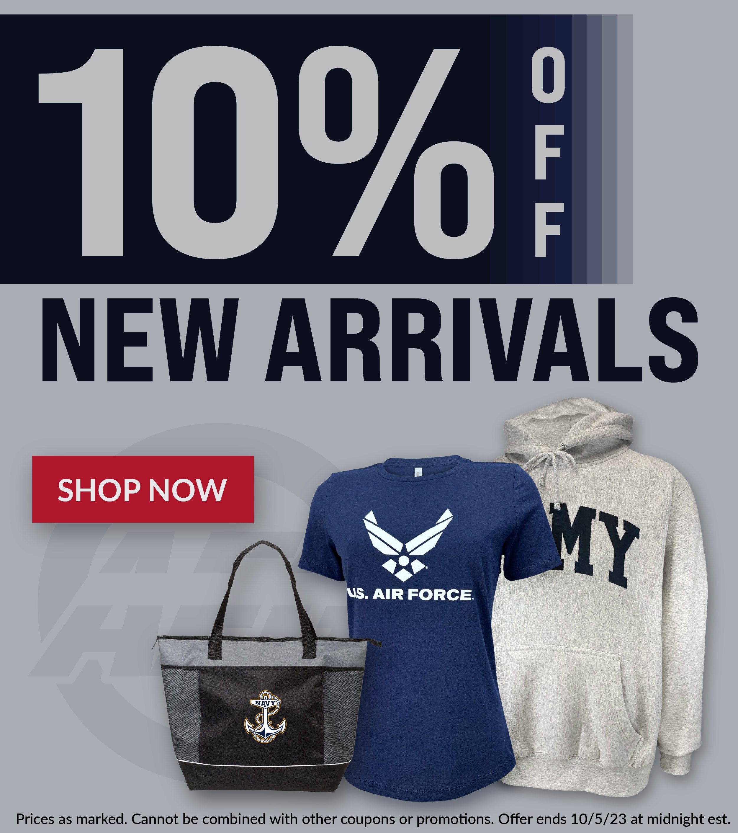 Official US Army, Navy, Air Force and Marines Military Merchandise