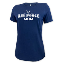 Load image into Gallery viewer, Air Force Mom Ladies T-Shirt (Navy)