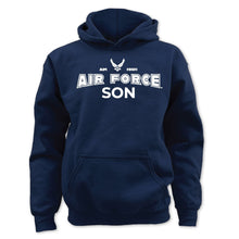 Load image into Gallery viewer, Air Force Son Youth Hood (Navy)