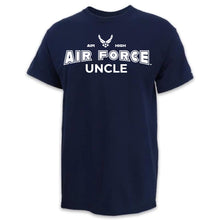 Load image into Gallery viewer, Air Force Uncle T-Shirt (Navy)