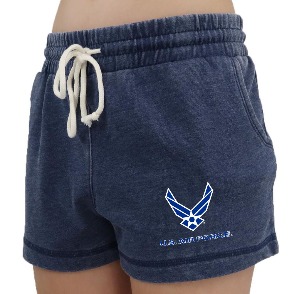 Air Force Ladies Wings Logo Rally Short