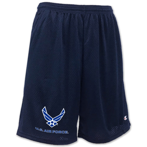 Air Force Champion Wings Logo Mesh Short