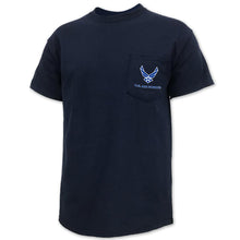 Load image into Gallery viewer, Air Force Wings Logo Pocket T-Shirt