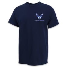 Load image into Gallery viewer, Air Force Wings Left Chest Logo T-Shirt