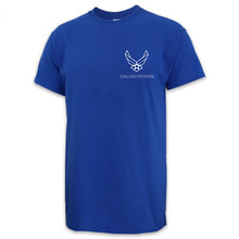 Load image into Gallery viewer, Air Force Wings Left Chest Logo T-Shirt