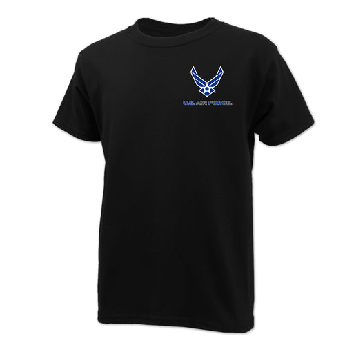 Air Force Wings Youth Left Chest T-Shirt