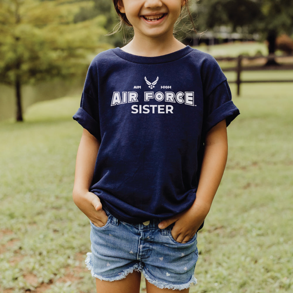 Air Force Youth Sister T-Shirt (Navy)