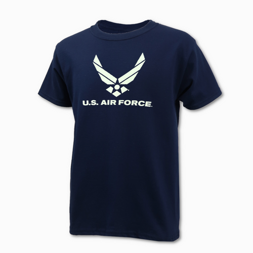 Air Force Youth Logo Core T-Shirt (Navy)