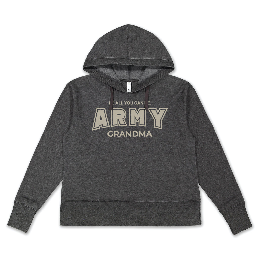 Army Grandma Ladies Hood (Washed Black)