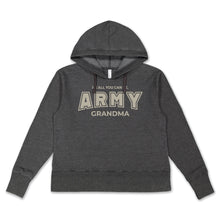 Load image into Gallery viewer, Army Grandma Ladies Hood (Washed Black)