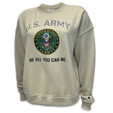 Load image into Gallery viewer, Army Ladies Champion Vintage Crewneck (Sand)