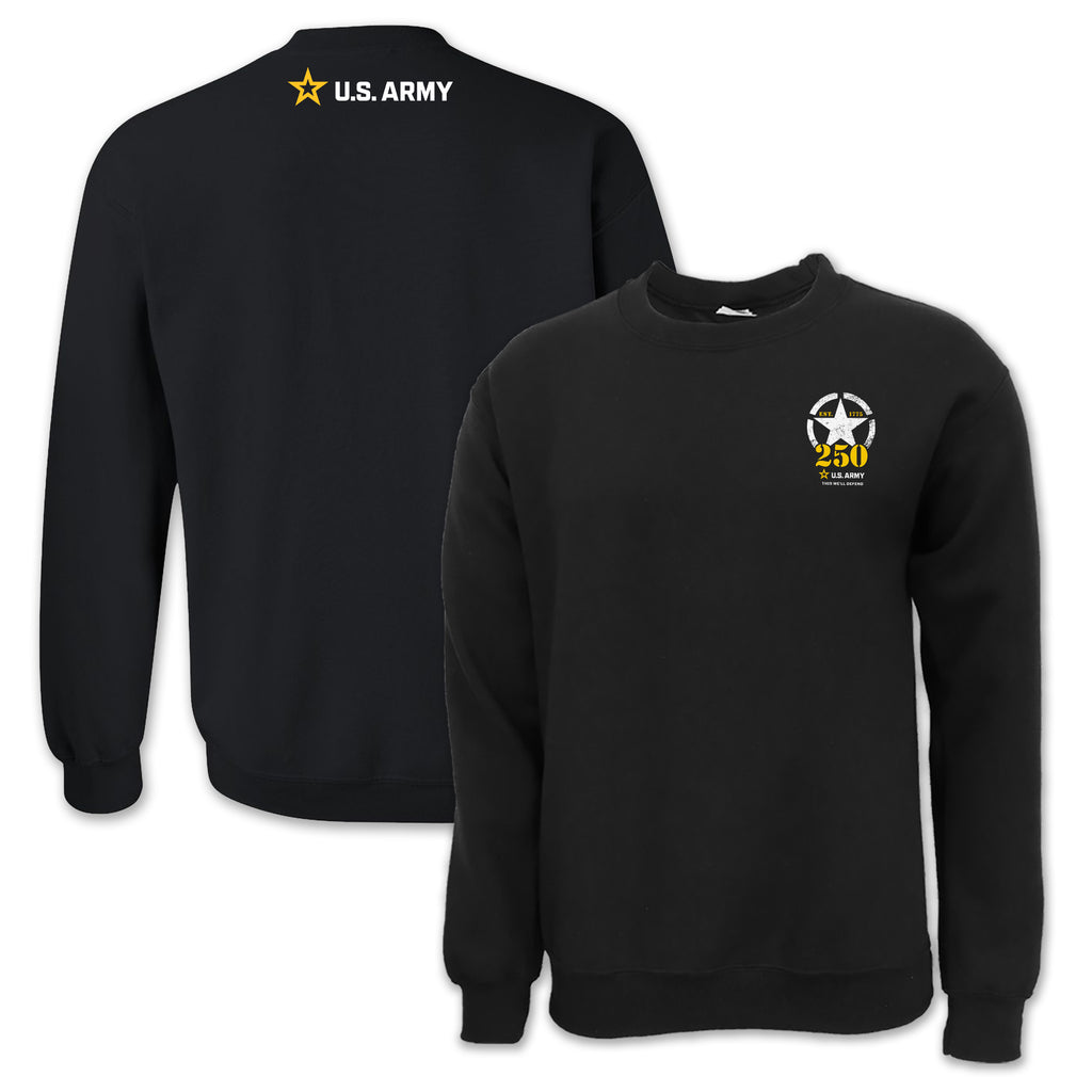 Army 250th Anniversary Crewneck (Black)