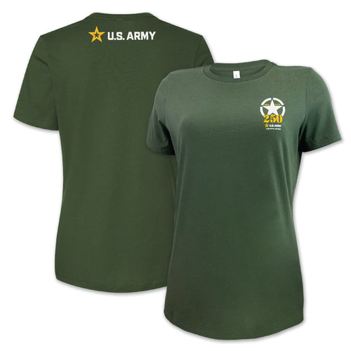 Army 250th Anniversary Ladies T-Shirt