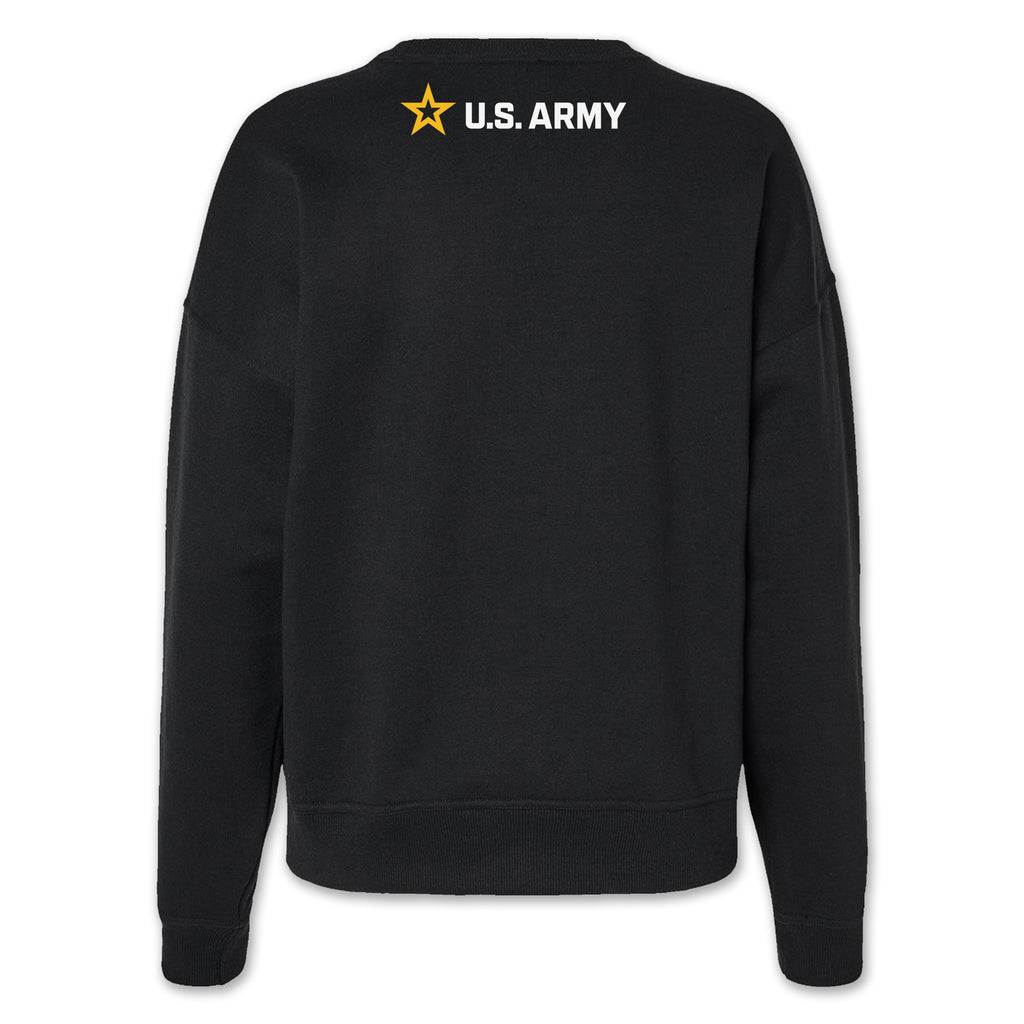 Army 250th Anniversary Champion Ladies Crewneck (Black)