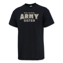 Load image into Gallery viewer, Army Sister T-Shirt (Black)