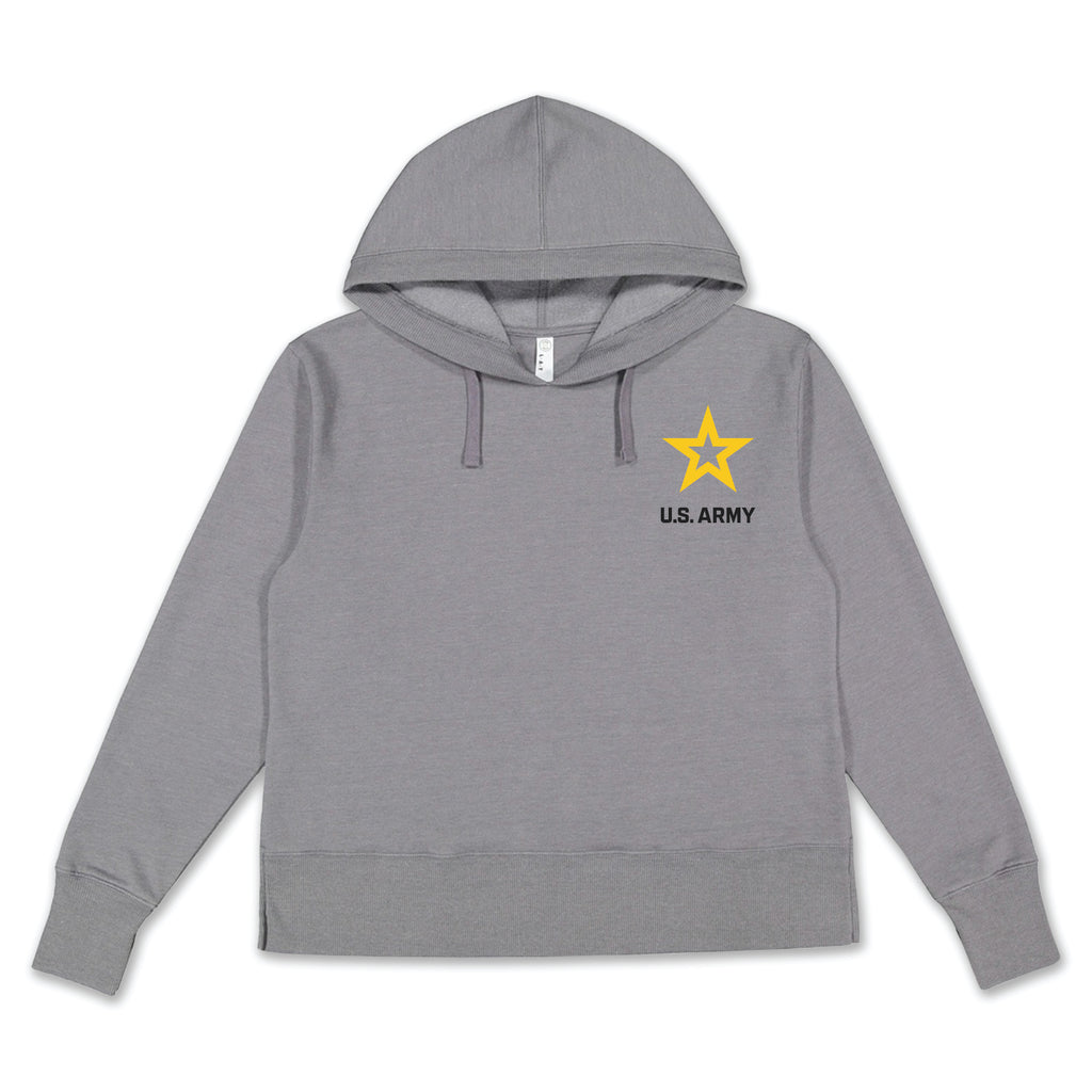 Army Star Left Chest Ladies Hood