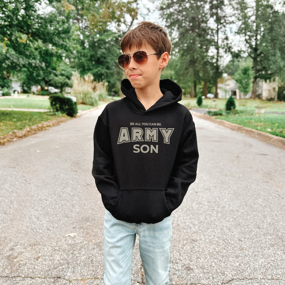 Army Son Youth Hood (Black)