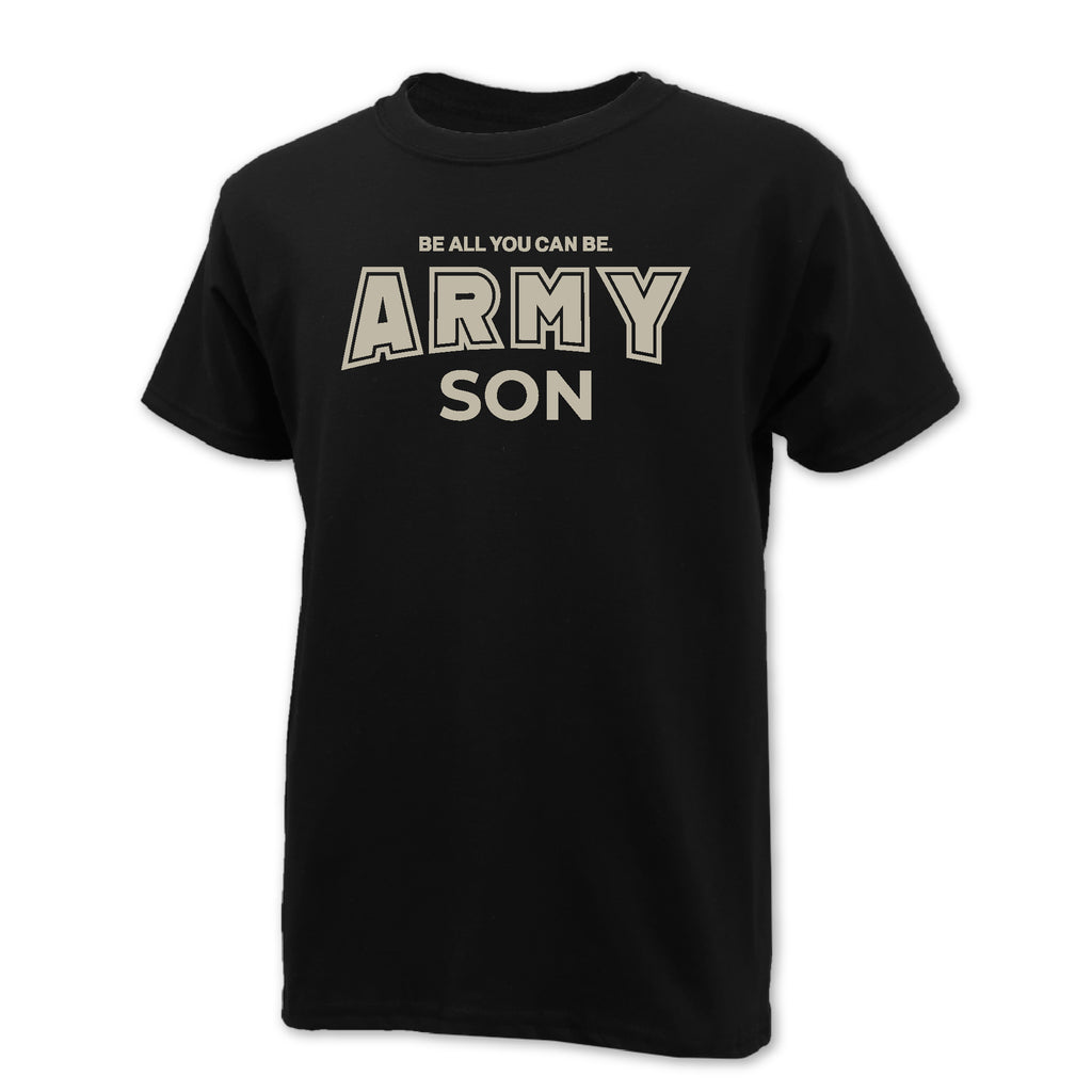 Army Son Youth T-Shirt (Black)