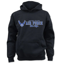 Load image into Gallery viewer, Air Force Aim High Chest Print Youth Hood