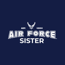 Load image into Gallery viewer, Air Force Sister Ladies T-Shirt (Navy)