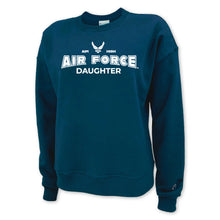 Load image into Gallery viewer, Air Force Daughter Ladies Crewneck (Blue)