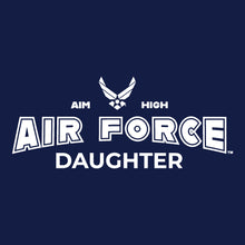 Load image into Gallery viewer, Air Force Daughter Youth T-Shirt (Navy)