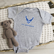 Load image into Gallery viewer, Air Force Wings Logo Infant Romper