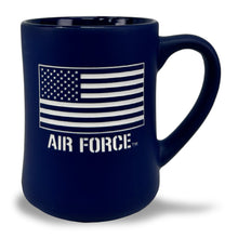 Load image into Gallery viewer, Air Force American Flag MK Etched Mug (Blue)