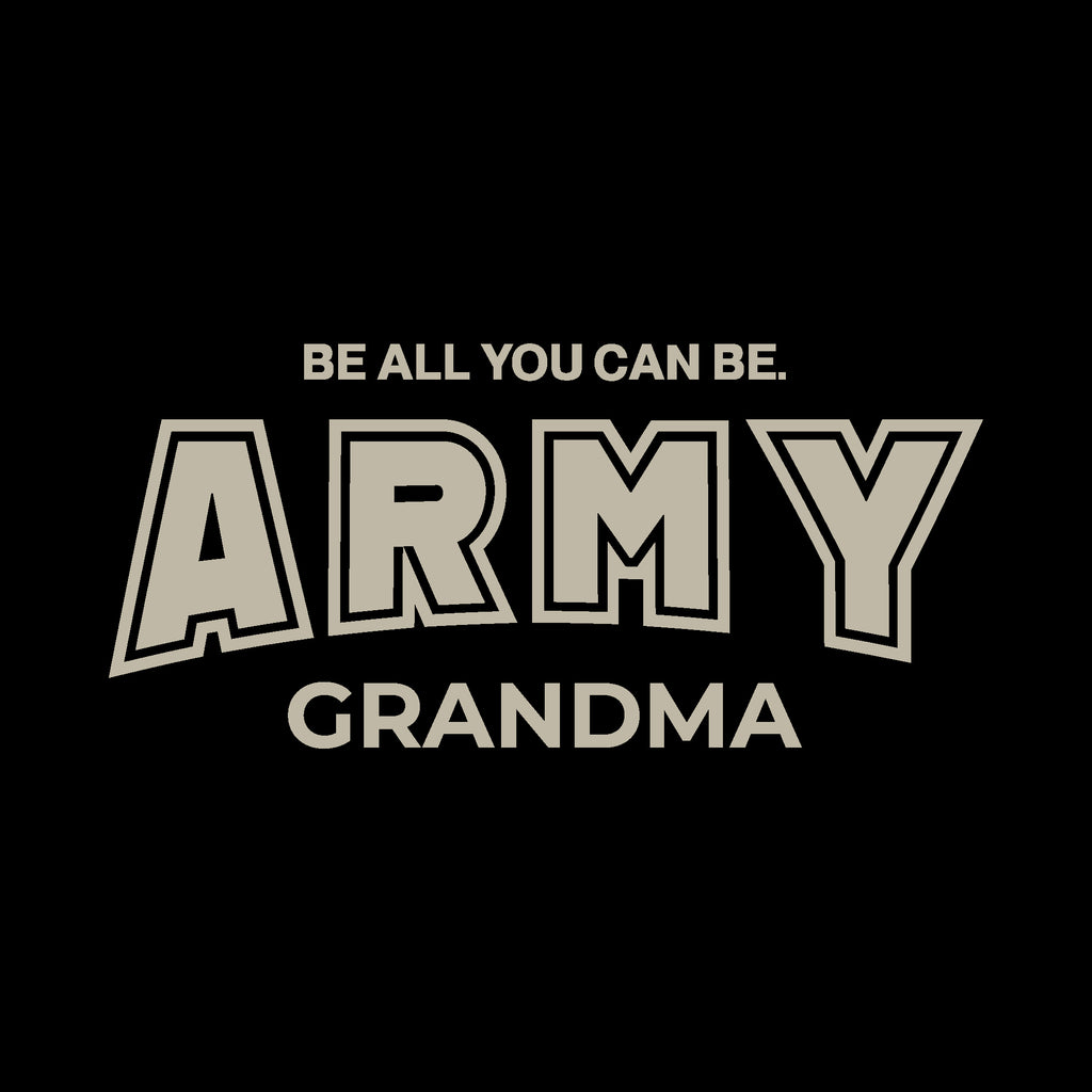 Army Grandma Ladies Crewneck (Black)