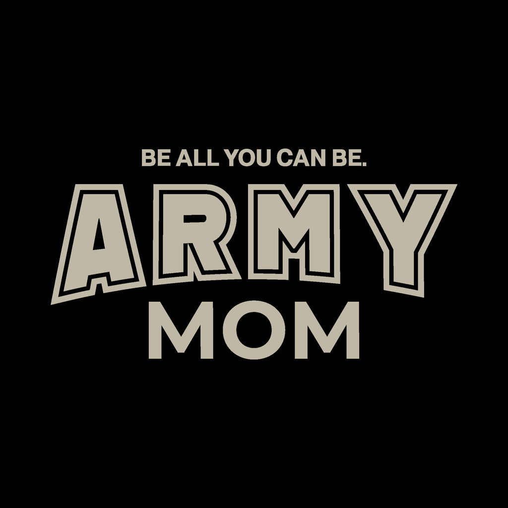 Army Mom Ladies Crewneck (Black)