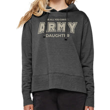 Load image into Gallery viewer, Army Daughter Ladies Hood (Washed Black)