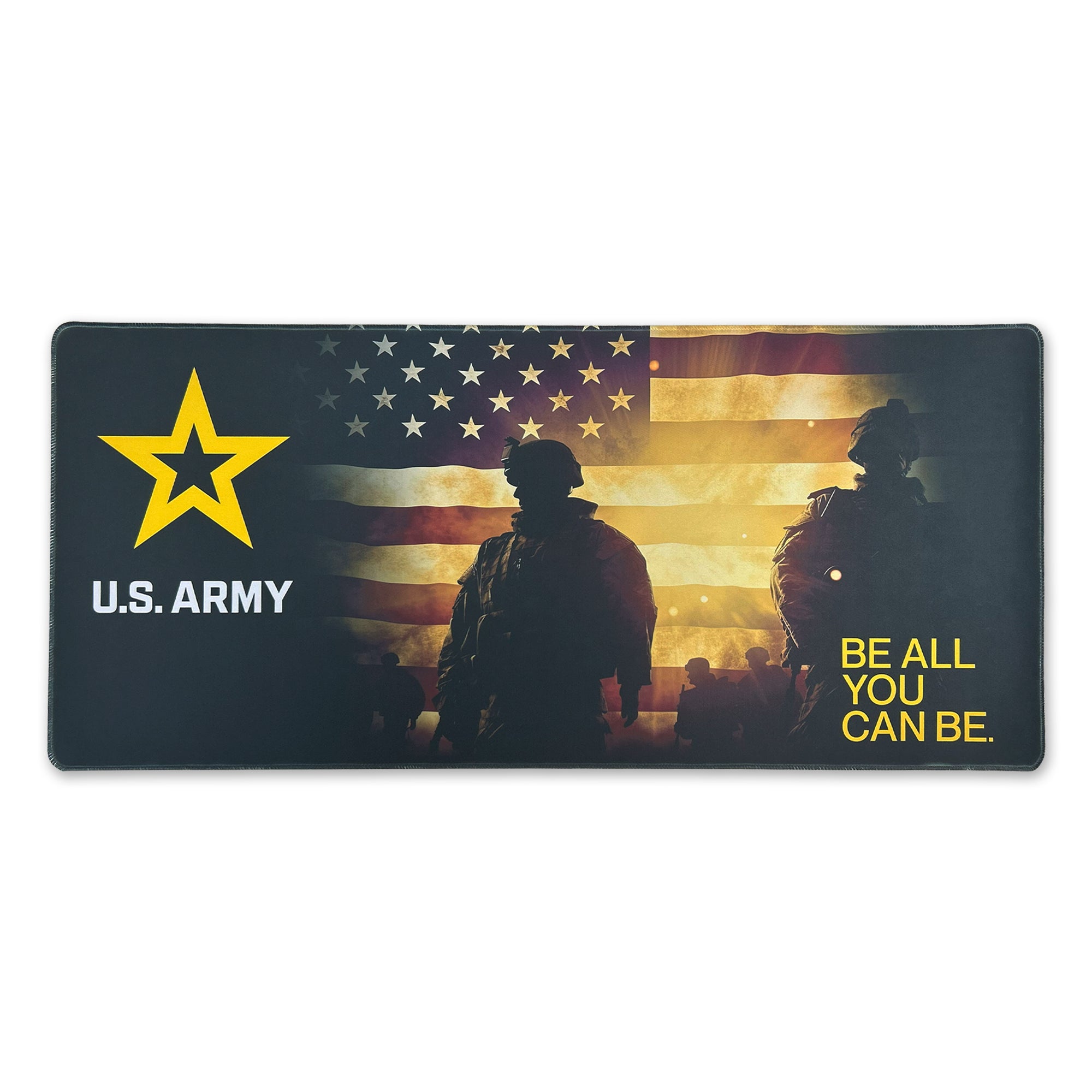 Army Star 15"x35" Desk Pad