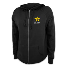 Load image into Gallery viewer, Army Star Ladies Full Zip Hood (4 colors available)