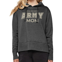 Load image into Gallery viewer, Army Mom Ladies Hood (Washed Black)