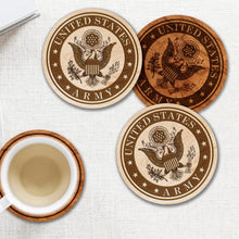 Load image into Gallery viewer, U.S. Army Seal Coaster