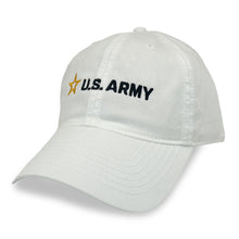 Load image into Gallery viewer, Army Star Logo Hat (White)