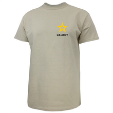 Load image into Gallery viewer, Army Star Left Chest T-Shirt